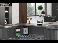 Furnitur Meja Kantor Berbentuk L Modern Untuk Direktur Manajer CEO Bos ODM