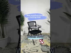 Kursi Latihan Ergonomis yang dapat ditumpuk dengan Tablet Tulis untuk Ruang Kerja Kantor