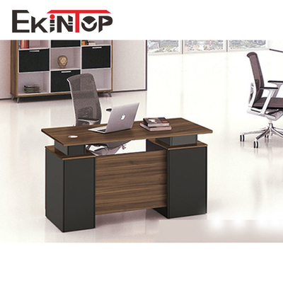 Meja CEO Kantor Papan Melamin, Meja Perabot Kantor Untuk Manajer Bos