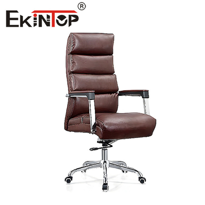 Kursi Kantor Kulit Ergonomis pekerjaan kantor Multifungsi Standar BIFM