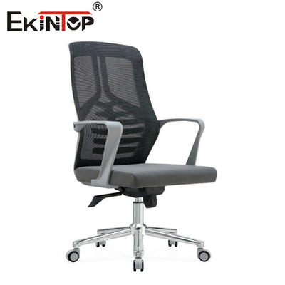 Kursi kantor tahan lama dengan roda berputar dan tinggi yang dapat disesuaikan