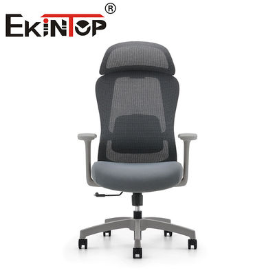 Furnitur Kantor Modern Resepsi Eksekutif Kursi Konferensi Berputar Kursi Back Mesh