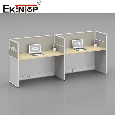 Desk Workstation Ekintop Modular Staff Cubicle Partisi Kantor Desk