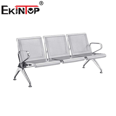 Kursi Tunggu Komersial Bahan Stainless Steel 3 Kursi Untuk Lounge ODM