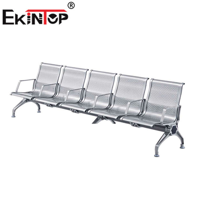 Kursi Tunggu Komersial Bahan Stainless Steel 3 Kursi Untuk Lounge ODM