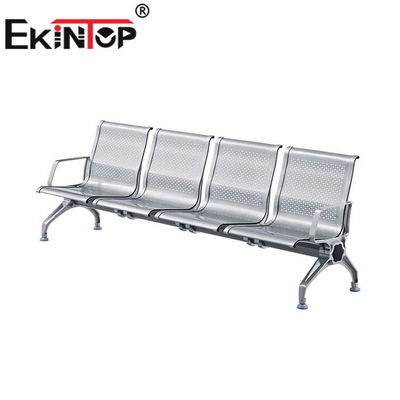Kursi Tunggu Komersial Bahan Stainless Steel 3 Kursi Untuk Lounge ODM