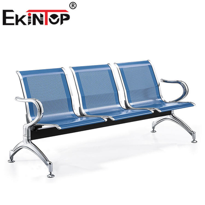Kursi Tunggu Bantal PVC 3 Kursi Nyaman Untuk Stasiun Kereta Api ODM