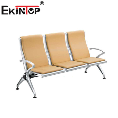 Kursi Tunggu Stainless Steel 3 Seater Untuk Rumah Sakit 1220mm×680mm×800mm