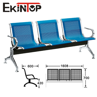 Kursi Bandara Ekintop 3 Seater, Kursi Ruang Tunggu Kantor Untuk Umum Sekolah