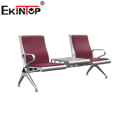 Kursi Tunggu Stainless Steel 2 Kursi Nyaman Sertifikat ISO CE