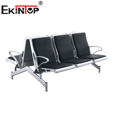Kursi Tunggu Stainless Steel 2 Kursi Nyaman Sertifikat ISO CE
