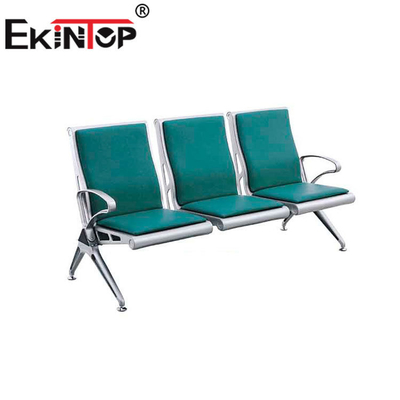 Kursi Tunggu Stainless Steel 2 Kursi Nyaman Sertifikat ISO CE