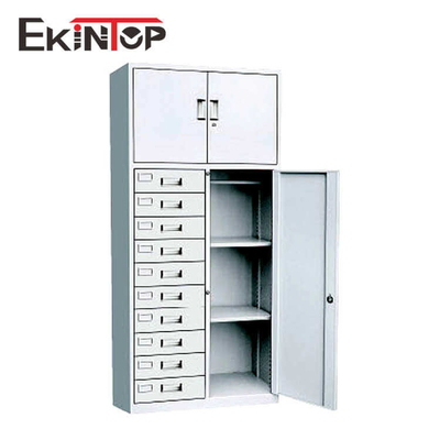 Ekintop Metal File Cabinet Movable Adjustable Laminate Waterproof