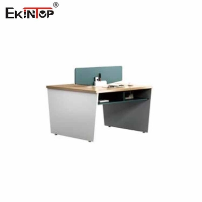 Ekintop Modern Cubicle Workstation 2 Warna Jahitan Mulus Untuk Kantor