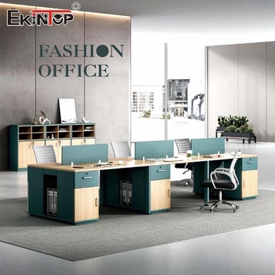 Kantor Modern Workstation 2 4 6 Seater Multifungsi Dengan Storage