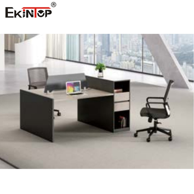 Bilik Kayu Dan Workstation, Meja Komputer Modern Untuk 2 Orang