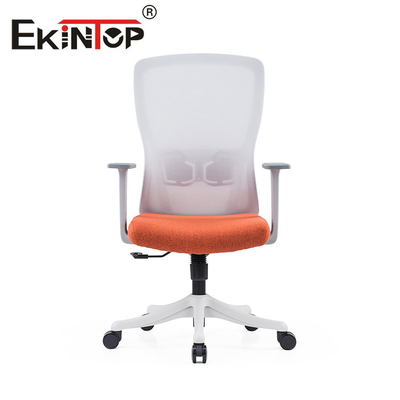 Kursi Kantor Nyaman Ergonomis Basis Nylon Dengan Sandaran Tangan Flip Up