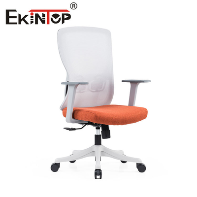 Kursi Kantor Nyaman Ergonomis Basis Nylon Dengan Sandaran Tangan Flip Up