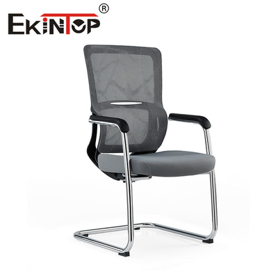 ODM OEM Conference Mesh Chair Bahan Kulit Asli Untuk Pekerjaan Kantor