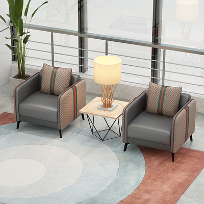 Ekintop Commercial Office Sofa Mebel Bahan Kulit Sintetis Serbaguna