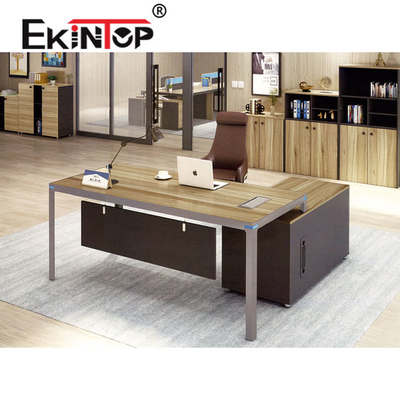 Meja Melamin pekerjaan kantor Untuk Sekretaris Bisnis Sekolah Serbaguna
