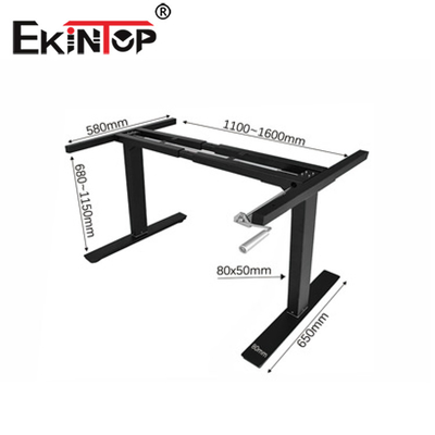 Bahan Logam Meja Tinggi Ergonomis Listrik Modern Yang Dapat Disesuaikan Untuk Pekerjaan Kantor