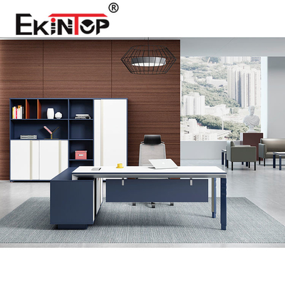 Meja Kantor Eksekutif Modern Kontemporer Mewah Multifungsi Untuk Pekerjaan Kantor