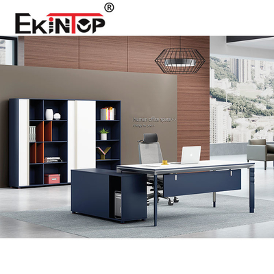 Meja Kantor Eksekutif Modern Kontemporer Mewah Multifungsi Untuk Pekerjaan Kantor