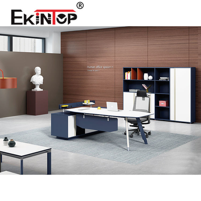Meja Kantor Eksekutif Modern Kontemporer Mewah Multifungsi Untuk Pekerjaan Kantor
