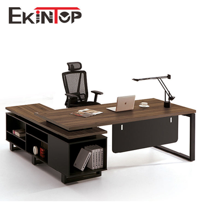 pekerjaan kantor Modern Meja Kantor Eksekutif Bahan MDF Untuk Manajer CEO