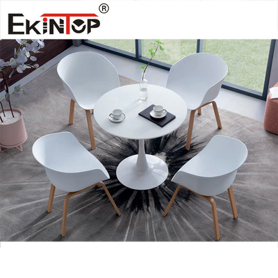 Diskusi Meja Konferensi Bundar Elegan Untuk Restoran Kantor