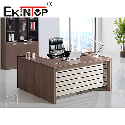 Meja Kantor Mewah Modern Besar Meja CEO MFC Untuk Kantor Boss