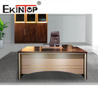 Laminasi Konstruksi Alas Meja Kantor Meja Komputer Kantor Baja Logam