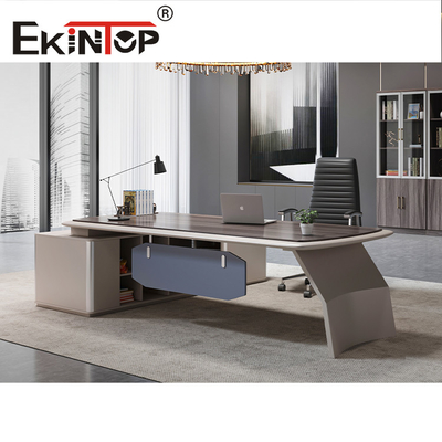 Meja Eksekutif Kayu Gaya Modern Sederhana Meja Kantor Mewah Standar