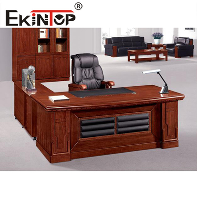Manajer Bos Modern Meja Kayu Kantor Kecil Meja Presiden Pergeseran Besar