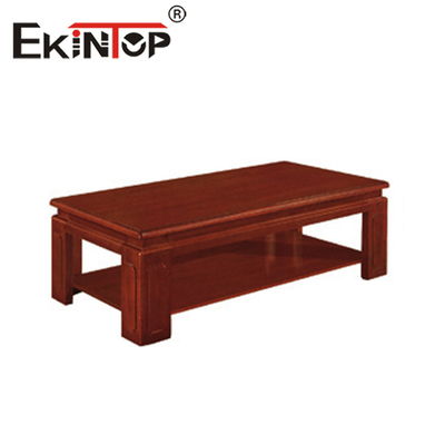 Cina Double-Layer Meja Teh Kulit Kayu Meja Teh Persegi Panjang Meja Teh Kayu Sederhana