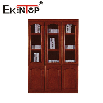 Rak Buku Kantor Lemari Arsip Kayu Lemari Display Arsip Cat Veneer