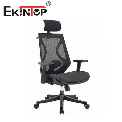 Tinggi Kembali Tinggi Menyesuaikan Kursi Jala Dukungan Lumbar Kursi Kantor Jala Eksekutif Senior Ergonomis