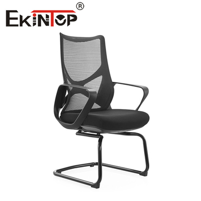 Kursi Jala Eksekutif Tinggi Kembali Modern Pekerjaan Rumah Kain Bergulir Kursi Jala Kantor Ergonomis