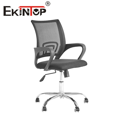 Hot Jual Perabot Rumah Kantor Kain Hitam Angkat Kursi Putar Komputer Mesh