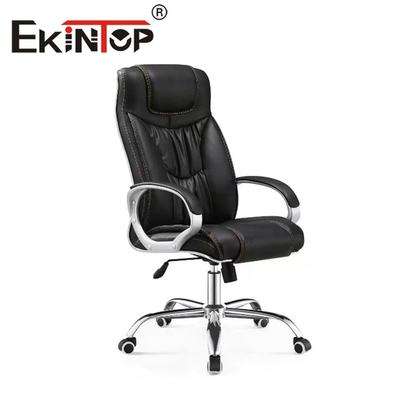 Kursi Eksekutif Tinggi Komersial Eksekutif Putar Ergonomis Pu Kulit Mewah