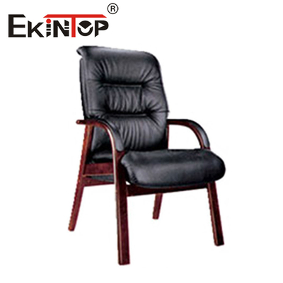 BOSS Brown Office Chair Linkage Sandaran Tangan Kursi Kulit PU Nyaman