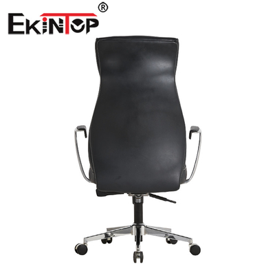 Kursi Kulit Kantor Mewah PU Kursi Eksekutif Ergonomis Putar Pabrikan OEM