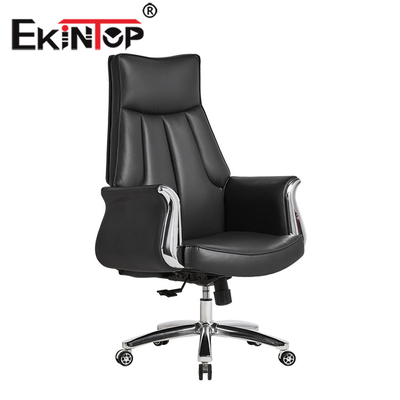 Kursi Kantor Putar Kulit PU yang Dapat Disesuaikan Kursi Eksekutif Ergonomis yang Nyaman