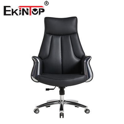 Kursi Kantor Putar Kulit PU yang Dapat Disesuaikan Kursi Eksekutif Ergonomis yang Nyaman