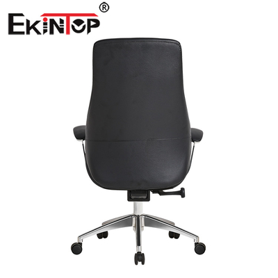 Cina Produsen Kursi Kulit Nyaman Kursi Kantor Eksekutif PU Putar Tinggi Kembali