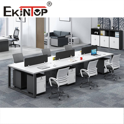 Desain Modern Komputer Meja Tulis Bilik Kantor Workstation Partisi