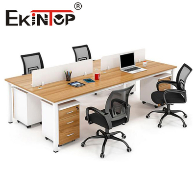 Meja furnitur kantor modular kustom meja komputer workstation kantor modern
