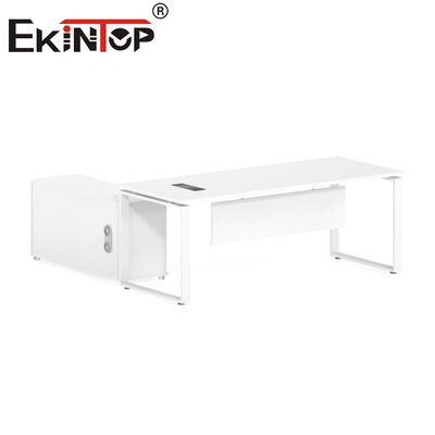 Meja Perabot Kantor Mewah Kayu Modern L Berbentuk Meja Kantor Eksekutif