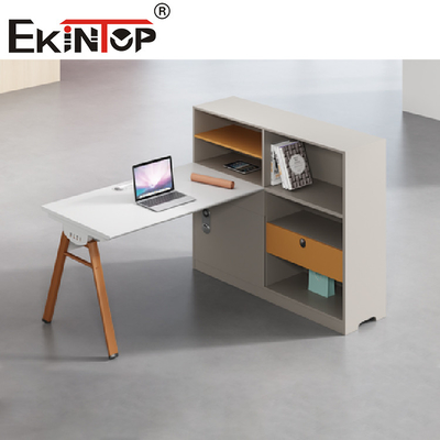 Workstation Kantor Staf Terbuka Set Meja Komputer Meja Perabotan Komersial